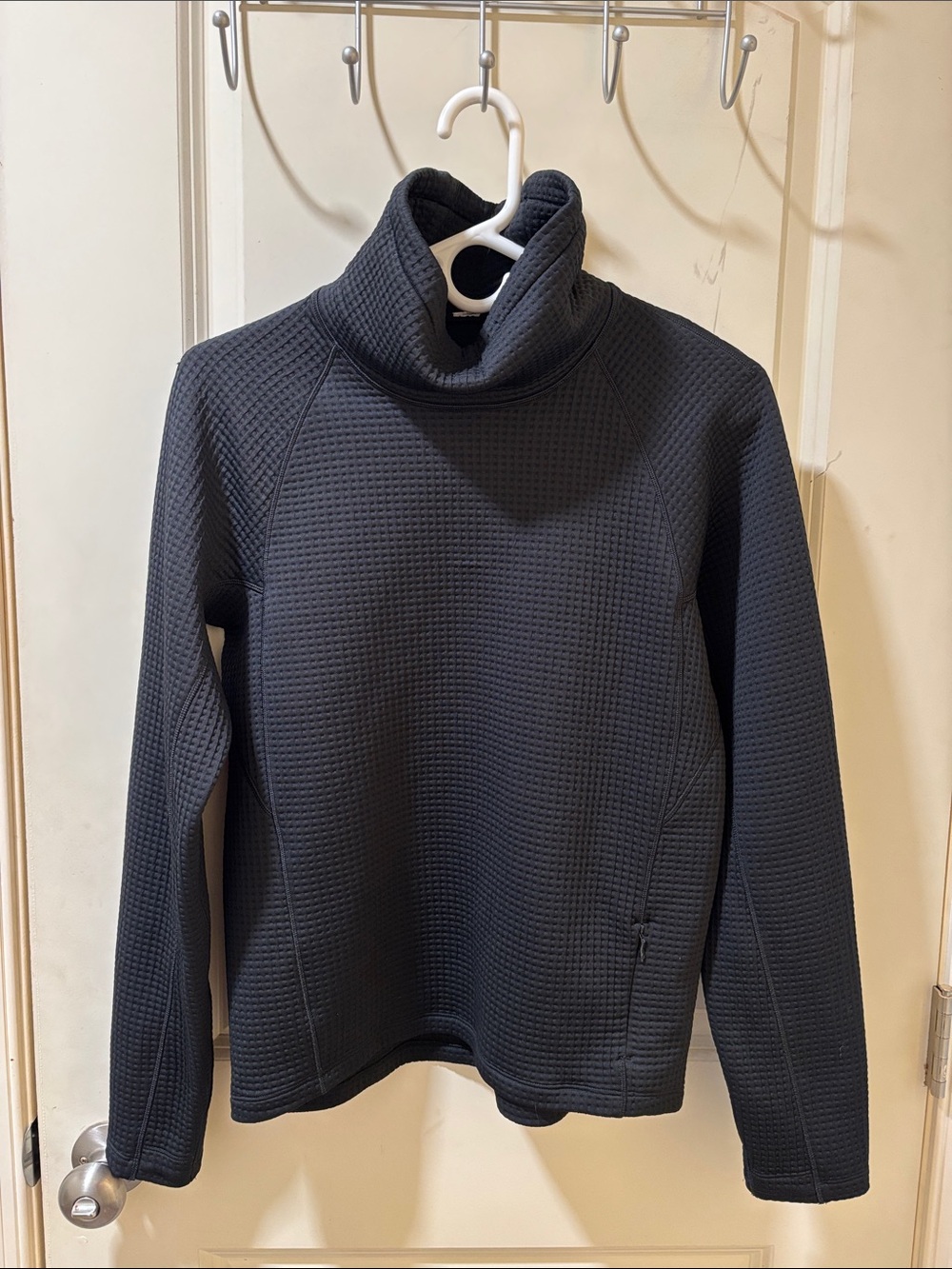 Lululemon Waffle-Knit Funnel-Neck
Long-Sleeve Shirt